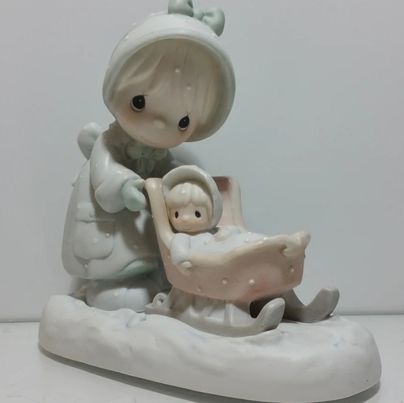PRECIOUS MOMENTS JANUARY COLLECTIBLE - Picture 1 of 3